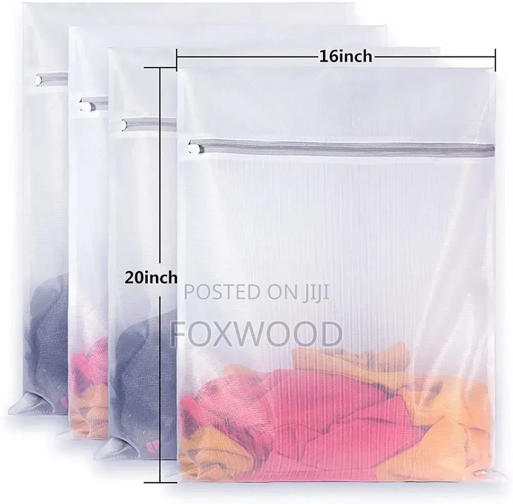 *Big Multiple Use Mesh Laundry Bags 4pcs