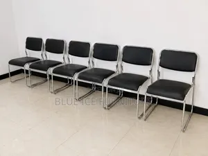 Modern Chrome Visitors Chair Office Guest Chair