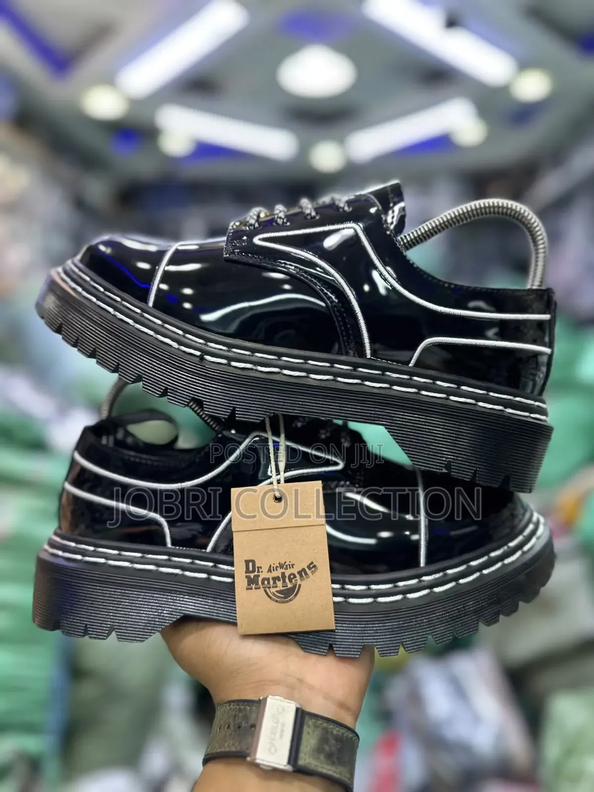 Dr Martens Wet Look Shoes
