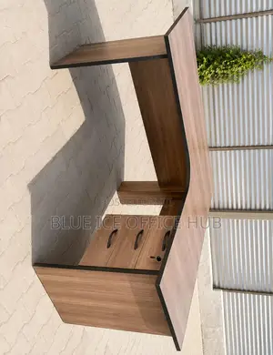 Executive Lshape Office Desk With Lockable Drawer