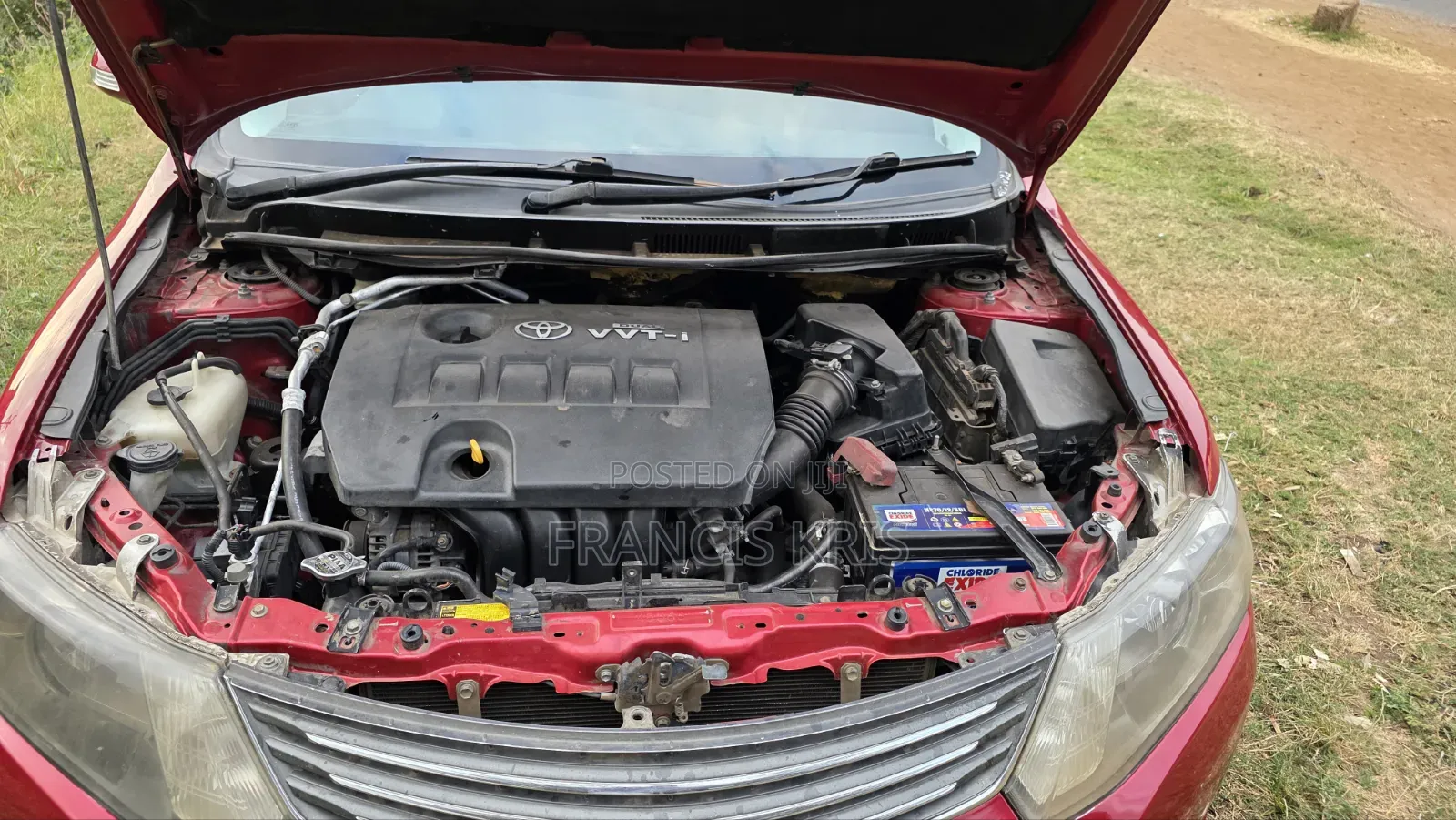 Toyota Allion 2007 Red