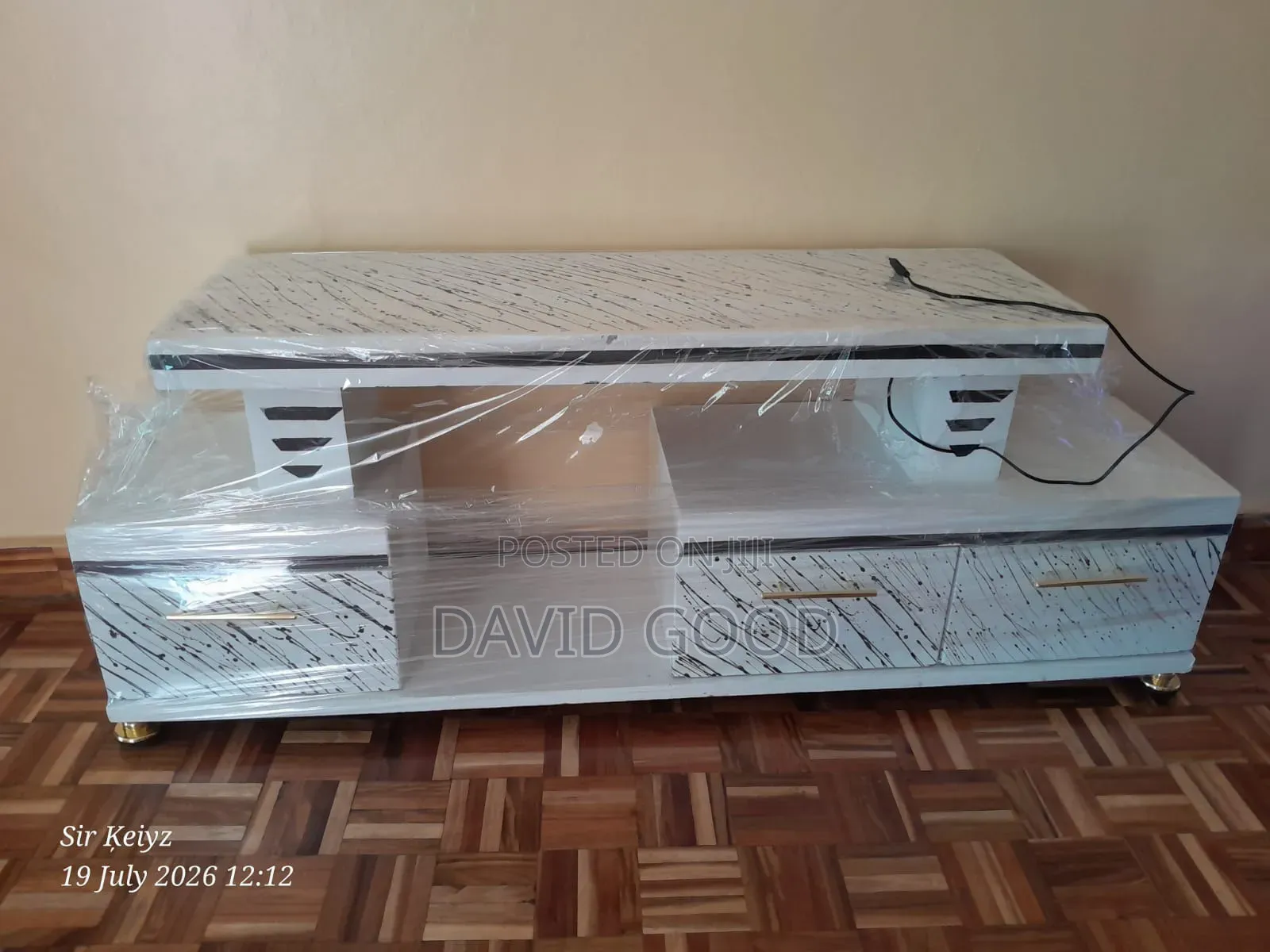 Red-Light TV Cabinet
