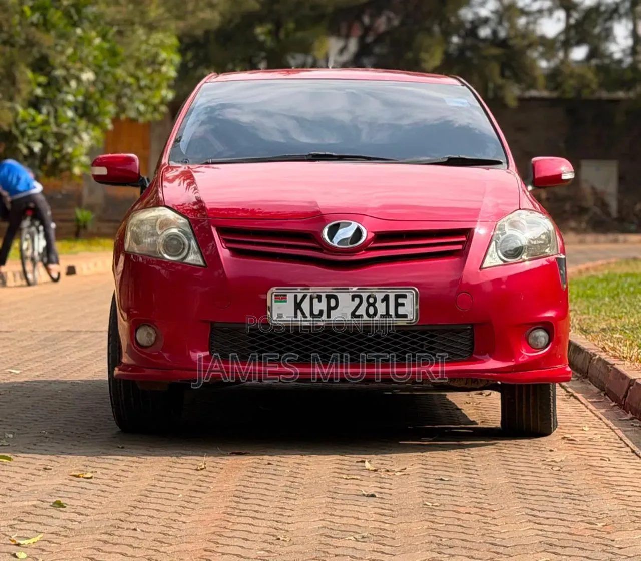 Toyota Auris 2010 Red