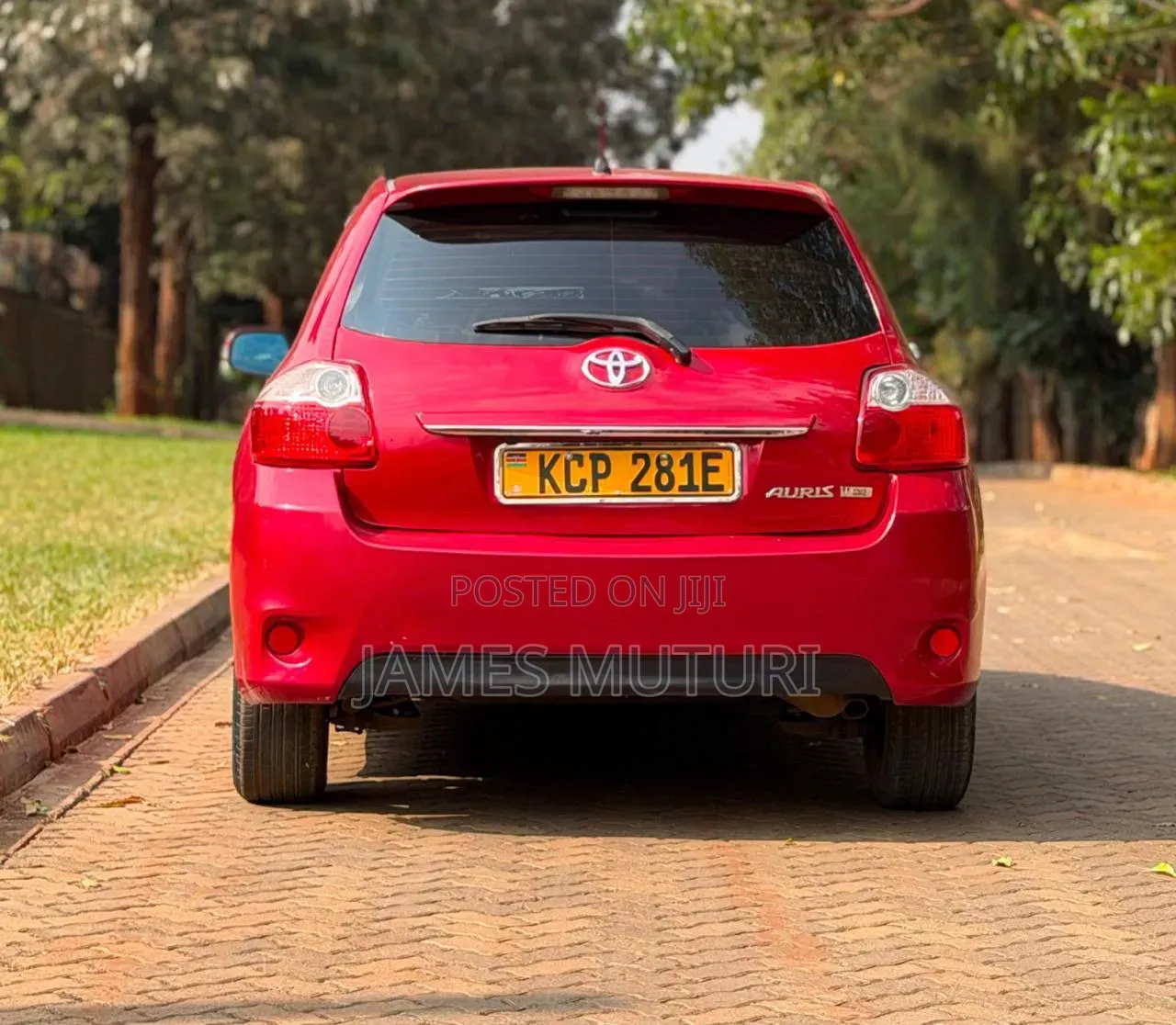 Toyota Auris 2010 Red
