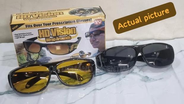 2pcs (Pair) HD Vision Wrap Around Glasses - thumbnail 3