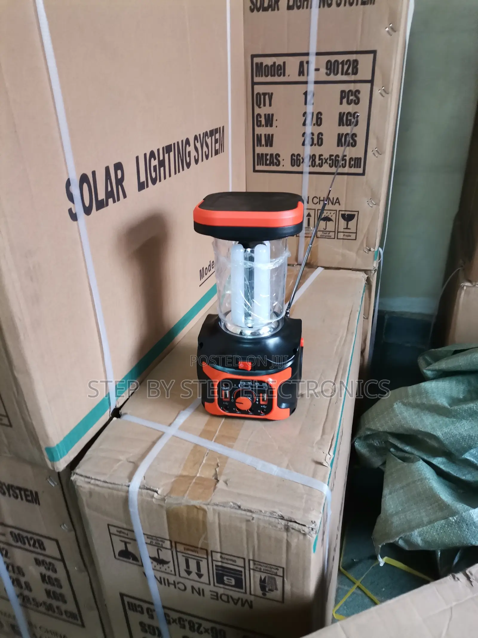 Solar Lighting System With Fm Radio, Mp3, Torch and Phone Charging