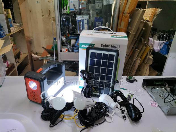Dat at-9011b Solar Lighting Kit With Fm Radio USB Charging and Torch - thumbnail 2