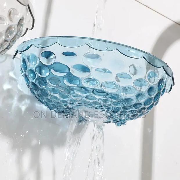 1Pc Household Self Adhesive Soap Sponge Dish - thumbnail 3