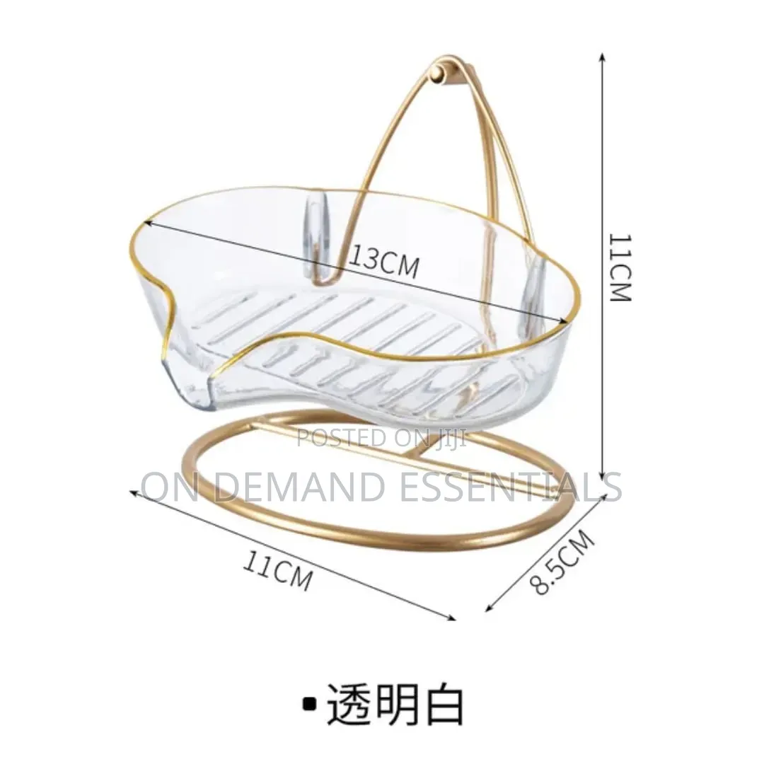 1PC Light Luxury Soap Dish