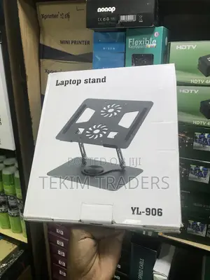 Heavy Duty Aluminum Cooler Stand - 2 Fan Laptop Riser