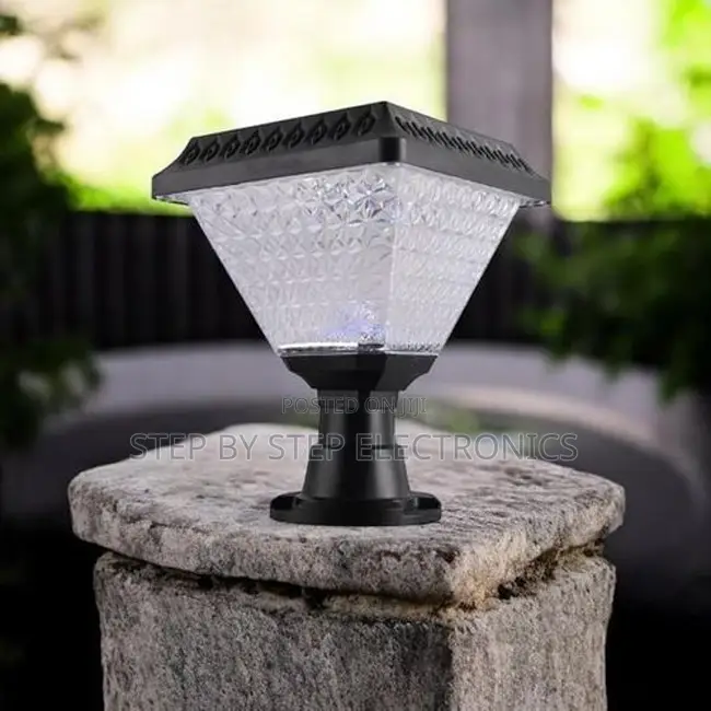 Large Battery Pillar Post or Compound Outdoor Solar Light