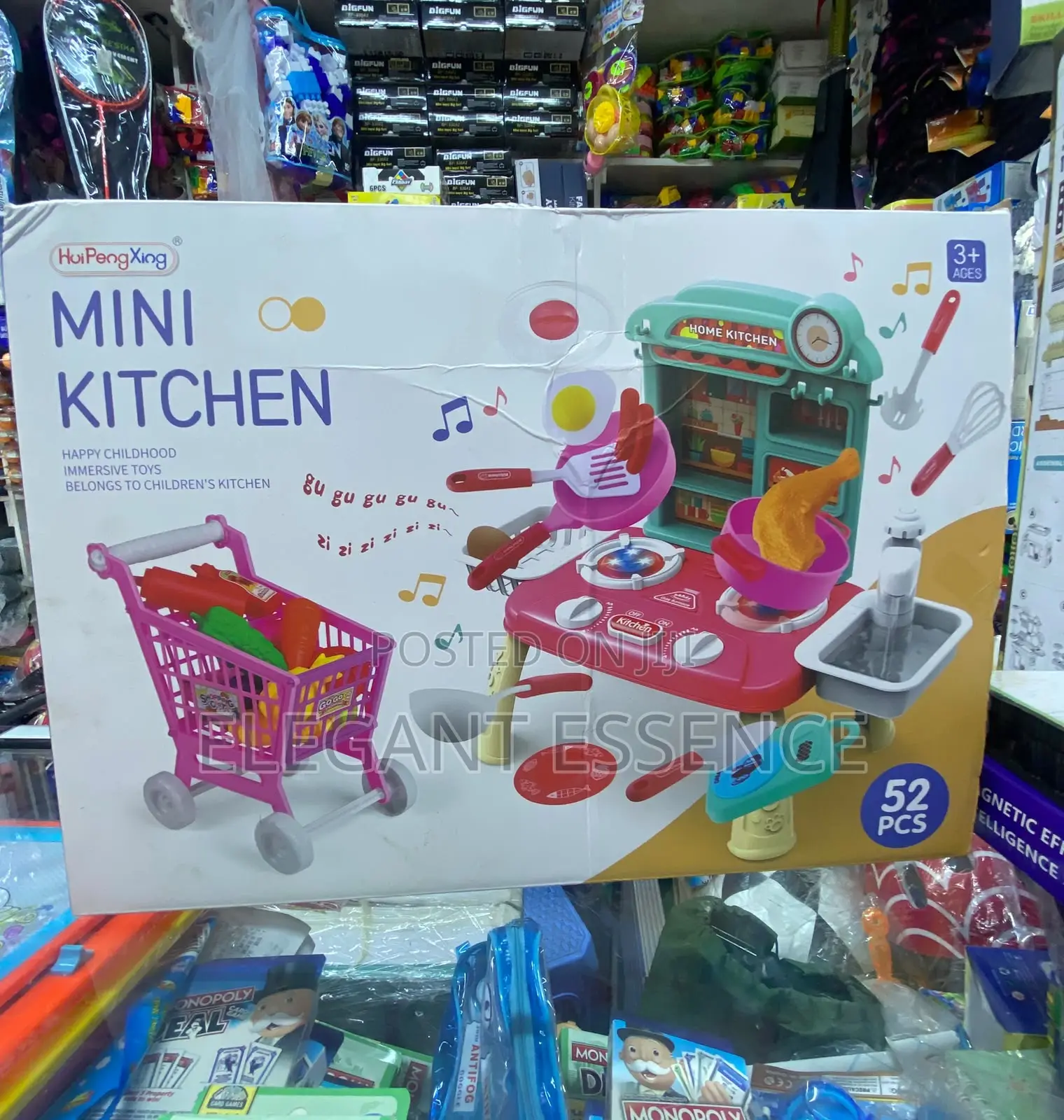 Pretend Play Kitchen Set Toys Plastic Kitchen Play Set Toy for Kids