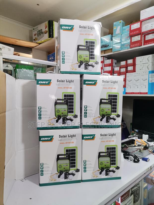 Dat at-9011b Solar Lighting System With Torch and 3w Led Bulbs - thumbnail 2