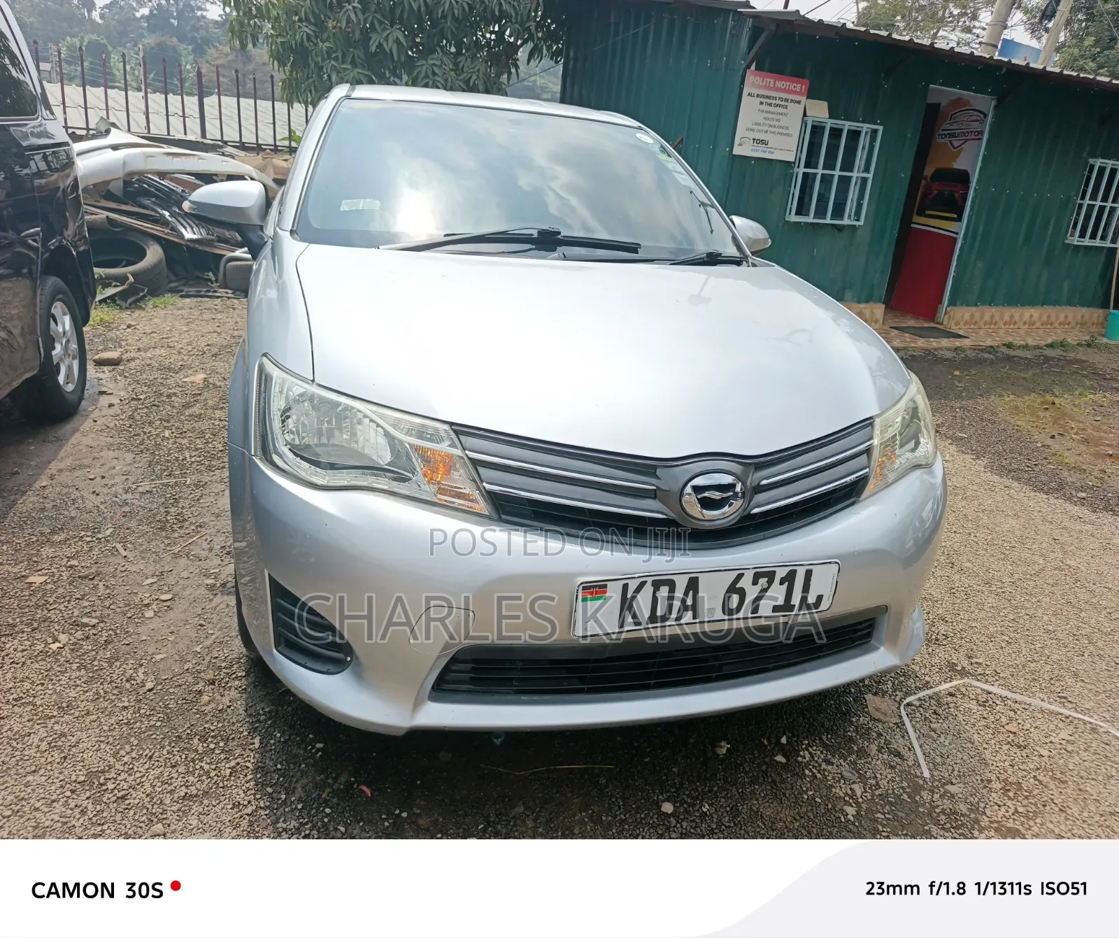 Toyota Axio 2016 Silver