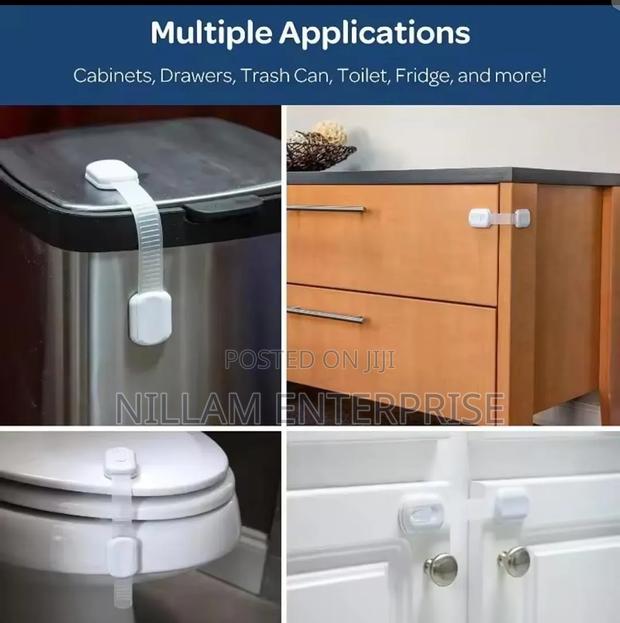 Adjustable Child Safety Strap Locks* 4pcs - thumbnail 2