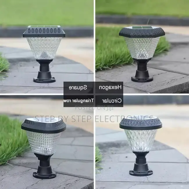 Inbuilt Battery Pillar Post or Compound Outdoor Solar Light