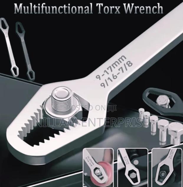 Universal Portable Double Ended Wrench, - thumbnail 3