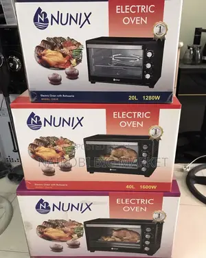 Nunix 4 Knob Settings 40 Litres Electric Rotisserie Oven