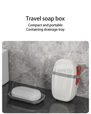 Plastic Soap Dish Travel Box Holder