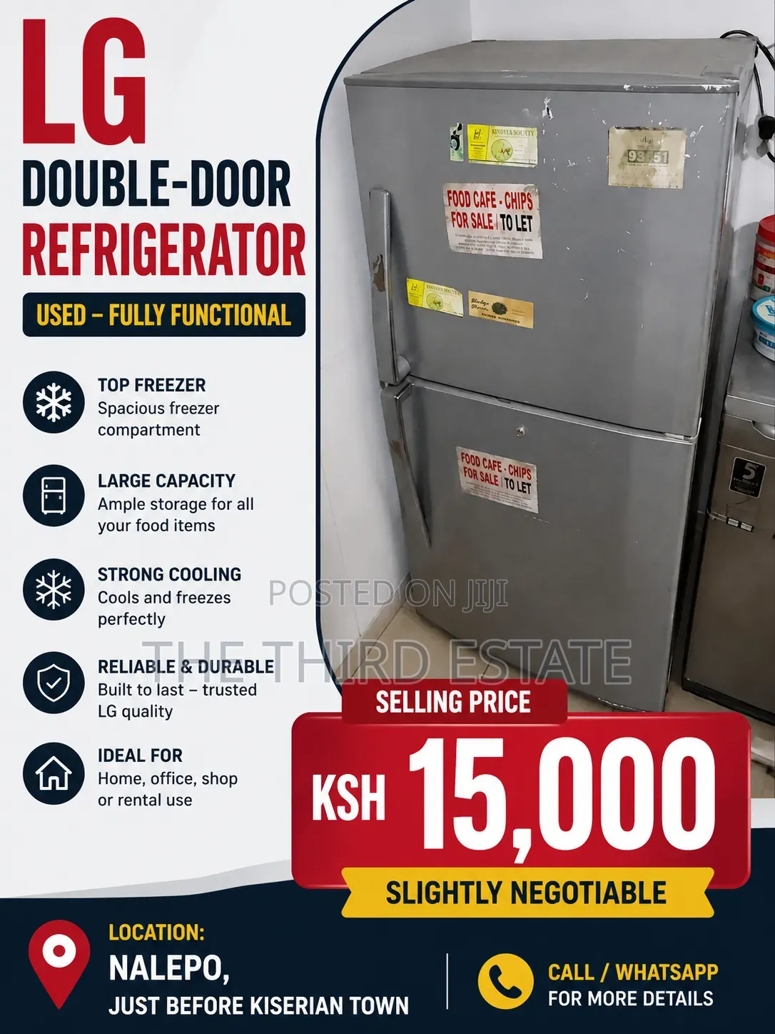LG Double Door Fridge