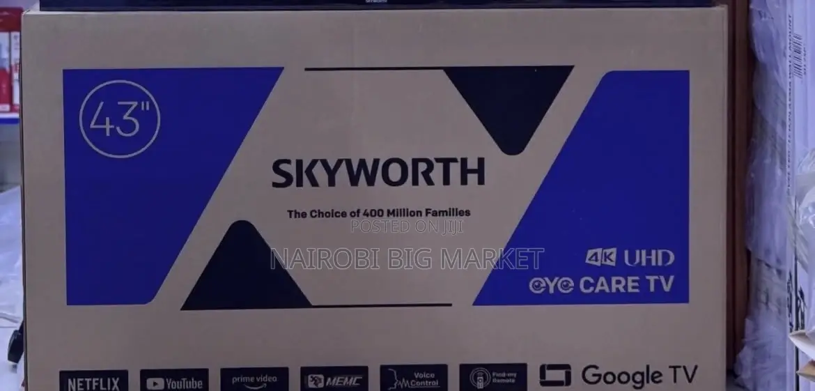 Skyworth 43” UHD Google Frameless TV