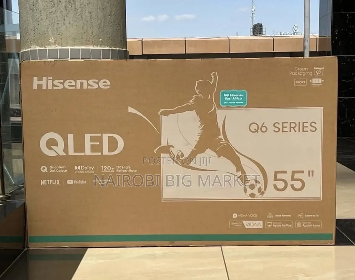 Hisense Qled 55” Smart TV