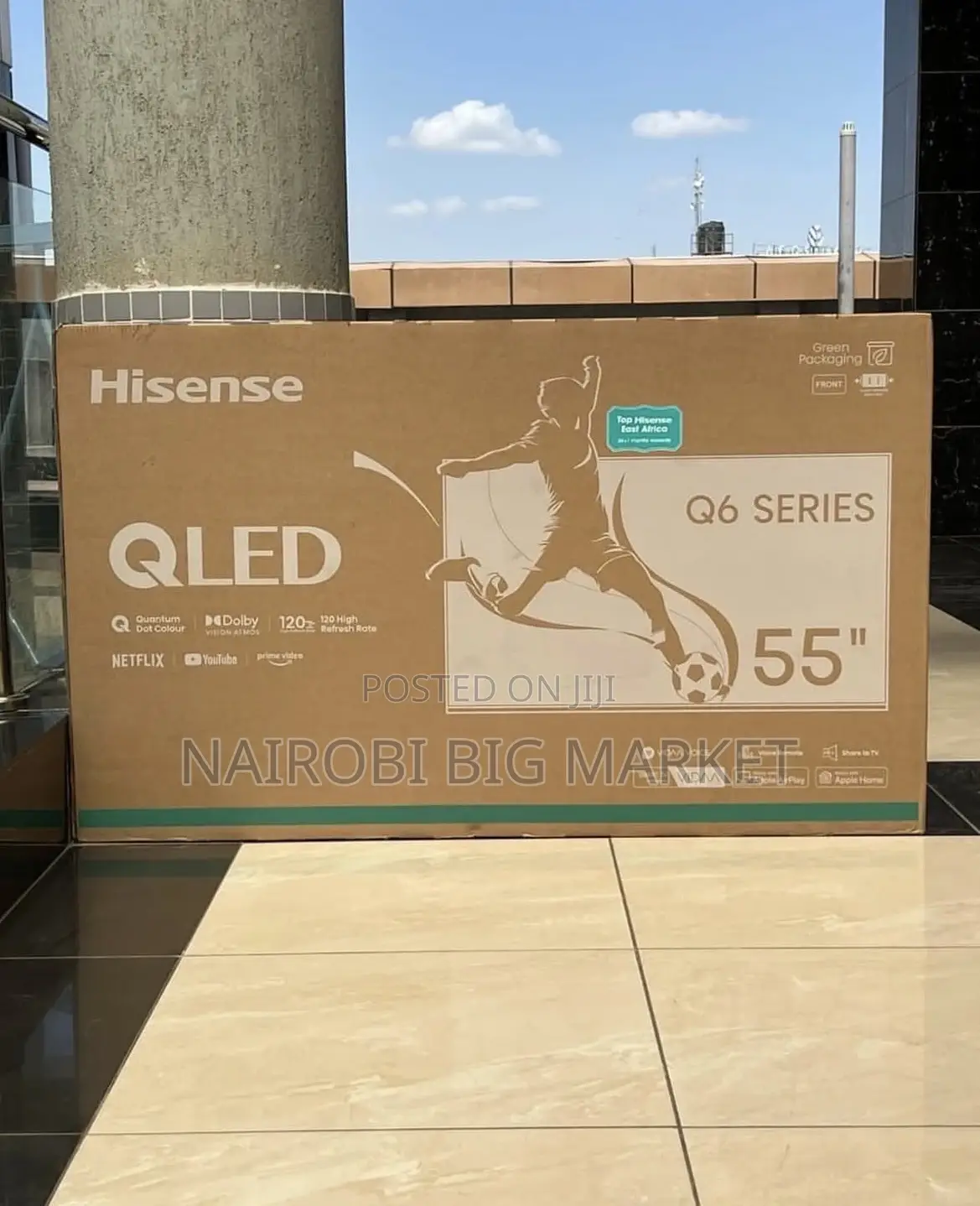 Hisense Qled 55” Smart TV