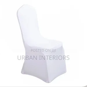 White Customized Chair Covers White Customized Chair Covers