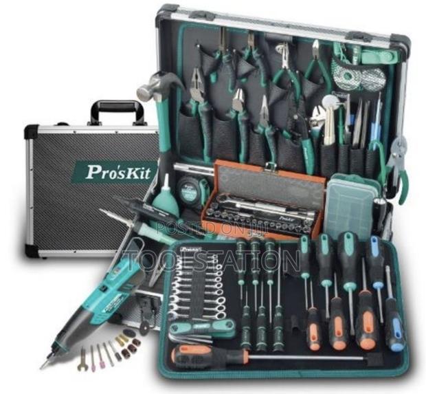 Toolkit Electrician Electronic 114pcs Set Pk-1990b