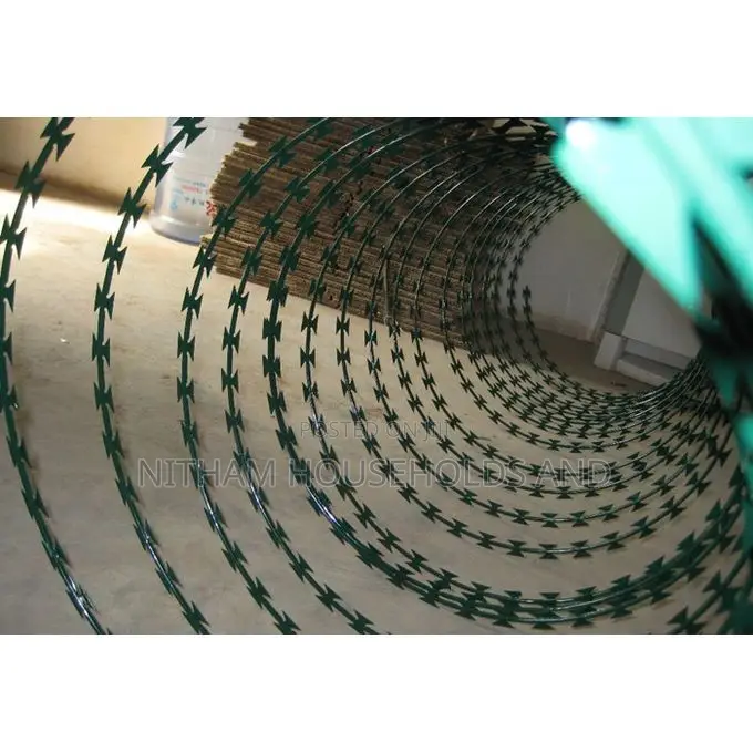 Green Razor Wire