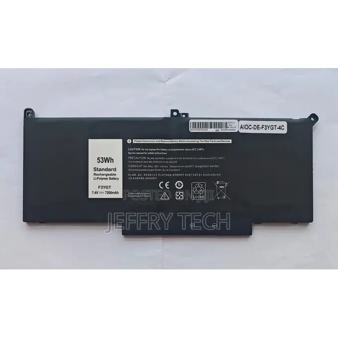 DELL F3YGT 7.4V 7200Mah Battery Dell Latitude 7280 7290 7380 7390