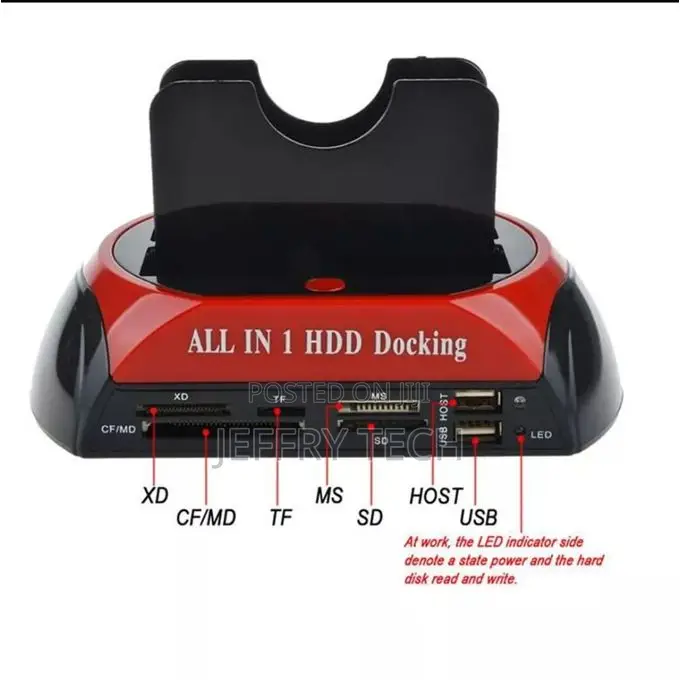 All-in-One USB 2.0 Hard Drive Enclosure for 2.5"/3.5" SATA/IDE Hard Dr