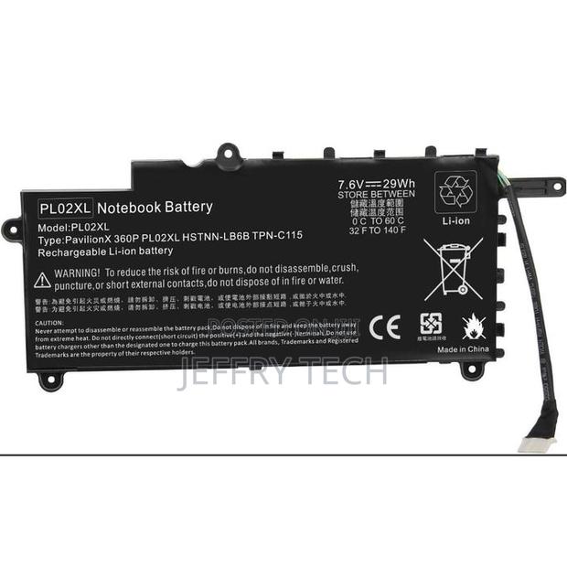 HP Pl02xl Battery Compatible Pavilion X360 11-N HSTNN-Db6b HSTNN-Lb6b