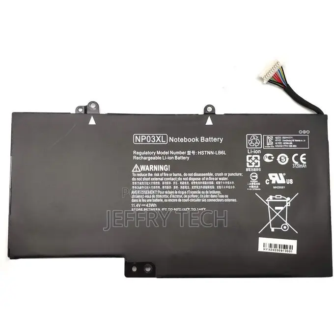 HP Np03xl 43wh Battery Pavilion X360 13-A010dx 13-A110dx 13-A012dx En