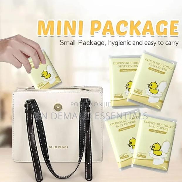 10pc Disposable Toilet Seat Covers - thumbnail 2