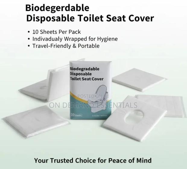 10pc Disposable Toilet Seat Covers - thumbnail 6