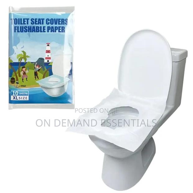 10pc Disposable Toilet Seat Covers - thumbnail 7