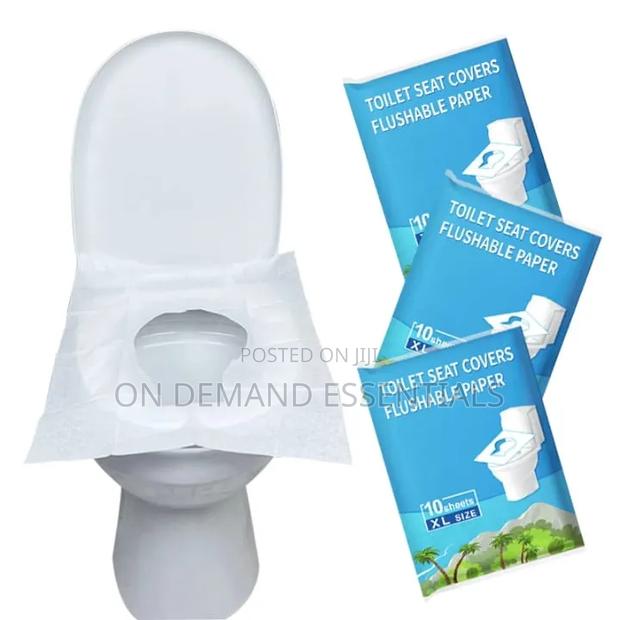 10pc Disposable Toilet Seat Covers - thumbnail 8