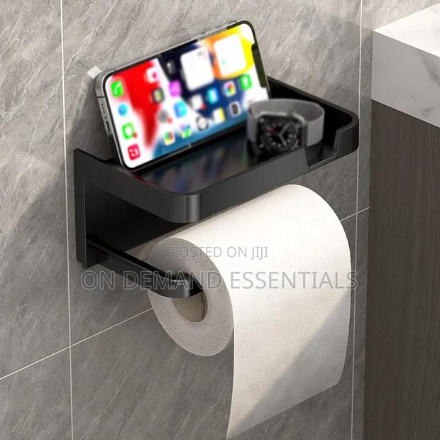 Punch Free Toilet Paper Towel Box Wall-Mounted