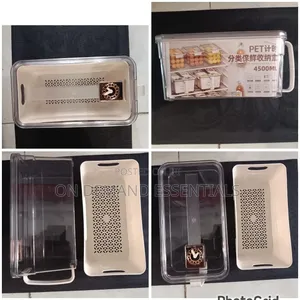 2 in 1 Acrylic Fridge Container 4.5 LTRS