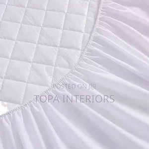 White Bedding Fitted Quilted Waterproof Mattress Protector Covers
