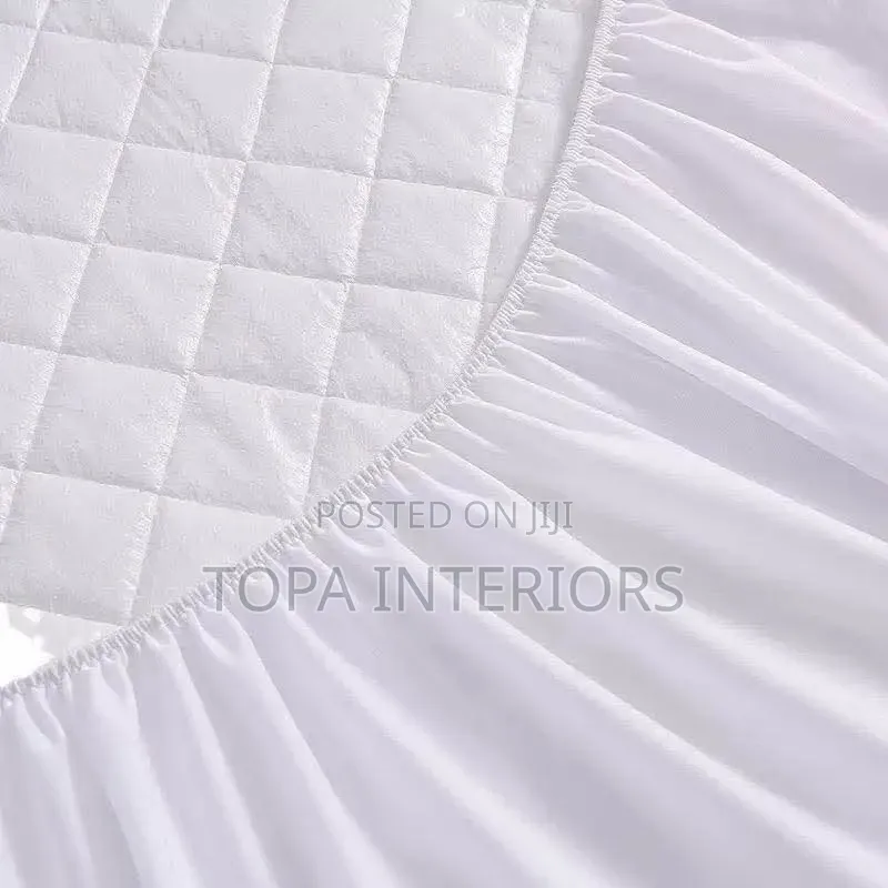 White Bedding Fitted Quilted Waterproof Mattress Protector Covers