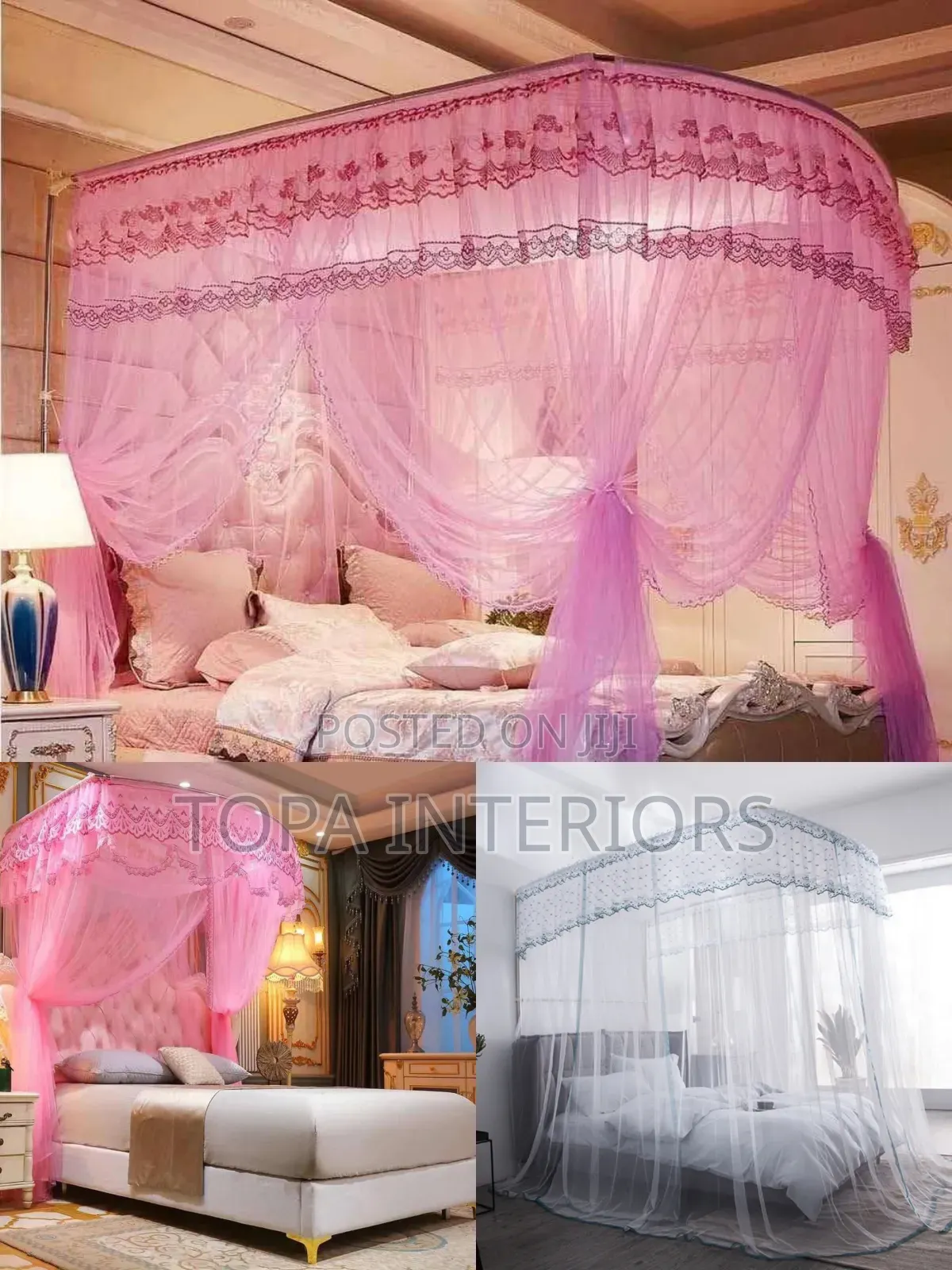 Protective Mesh Beddings Curved Mosquito Net Curtains