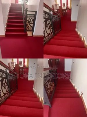 Stairs Floor Wall to Wall Carpets to Avoid Slips and Noise