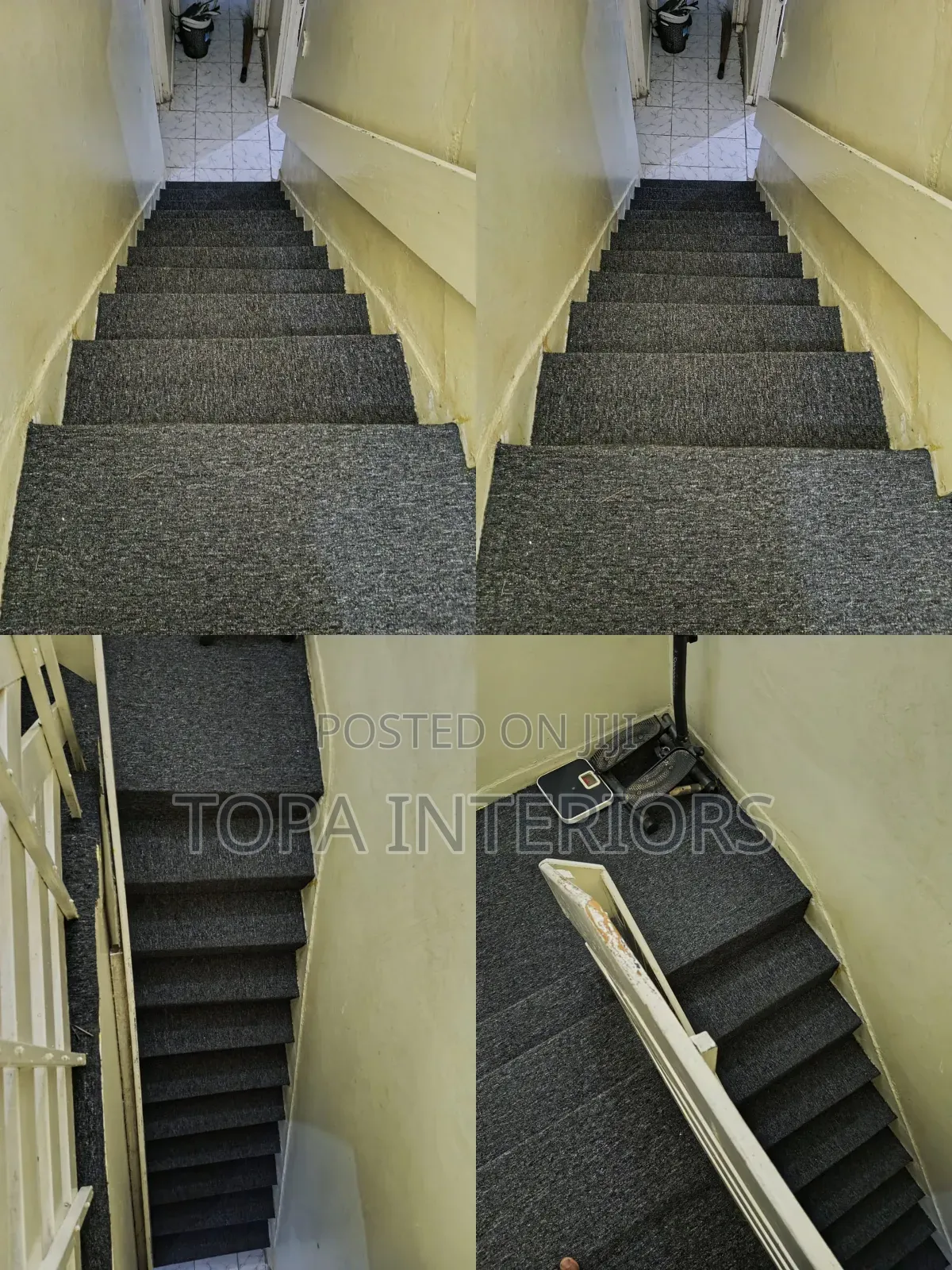 Stairs Floor Wall to Wall Carpets to Avoid Slips and Noise