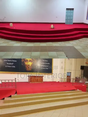 Red Delta Church Carpets for Altar Decoration