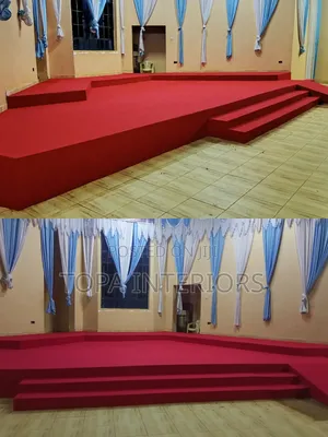 Quality Non Fluffy Wall to Wall Church Floor Carpets