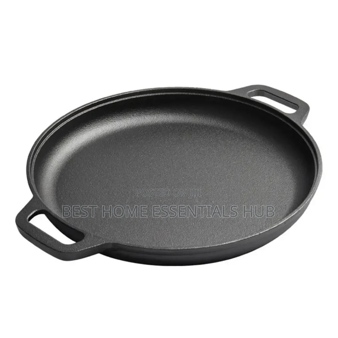 *33cm Pre-Seasoned Skillet Cast Iron/Griddle Pan