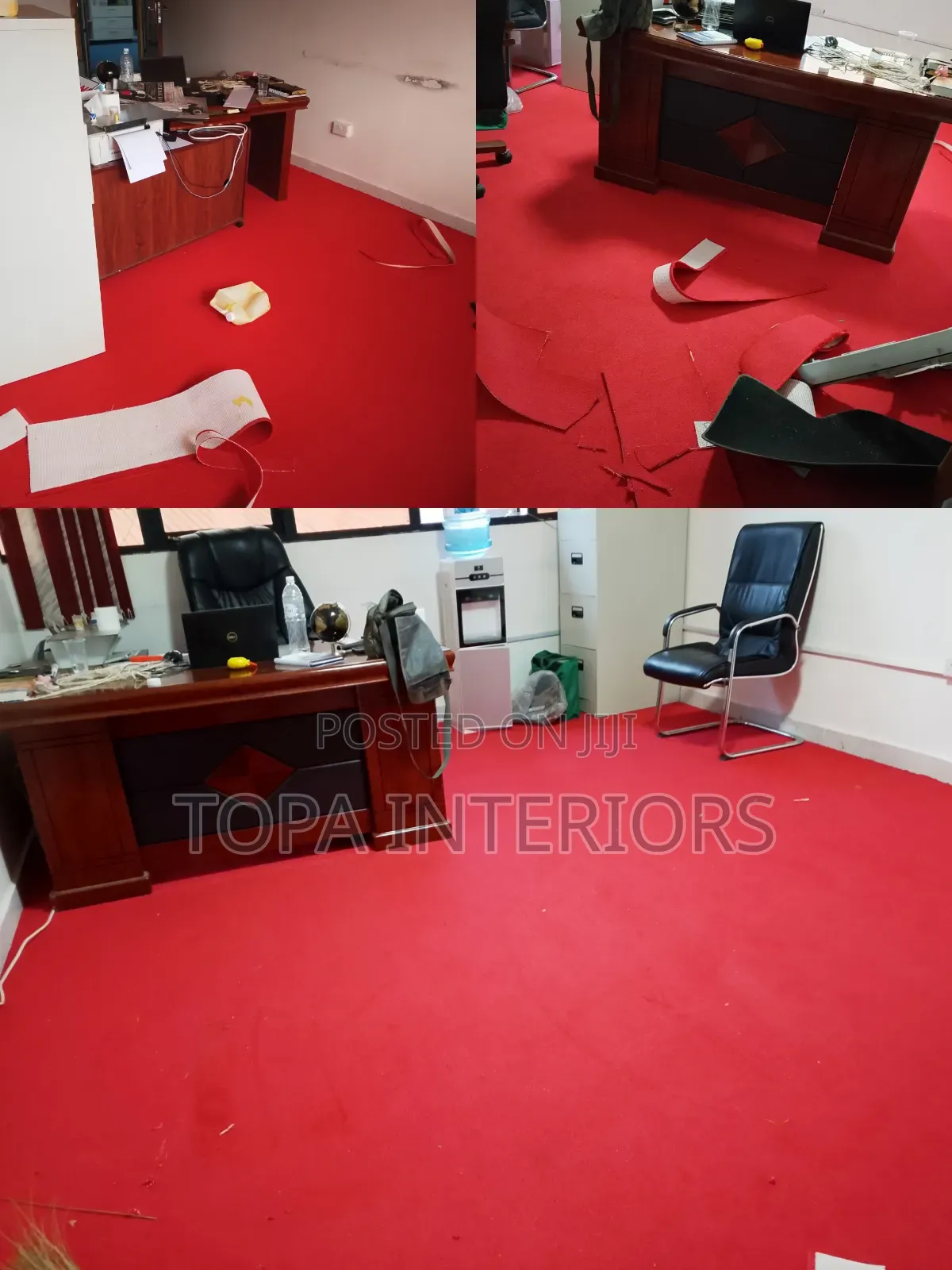 Sound Dampening Office Floor Carpets Covering the Whole Floor