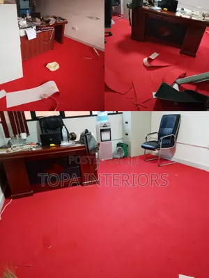 Sound Dampening Office Floor Carpets Covering the Whole Floor